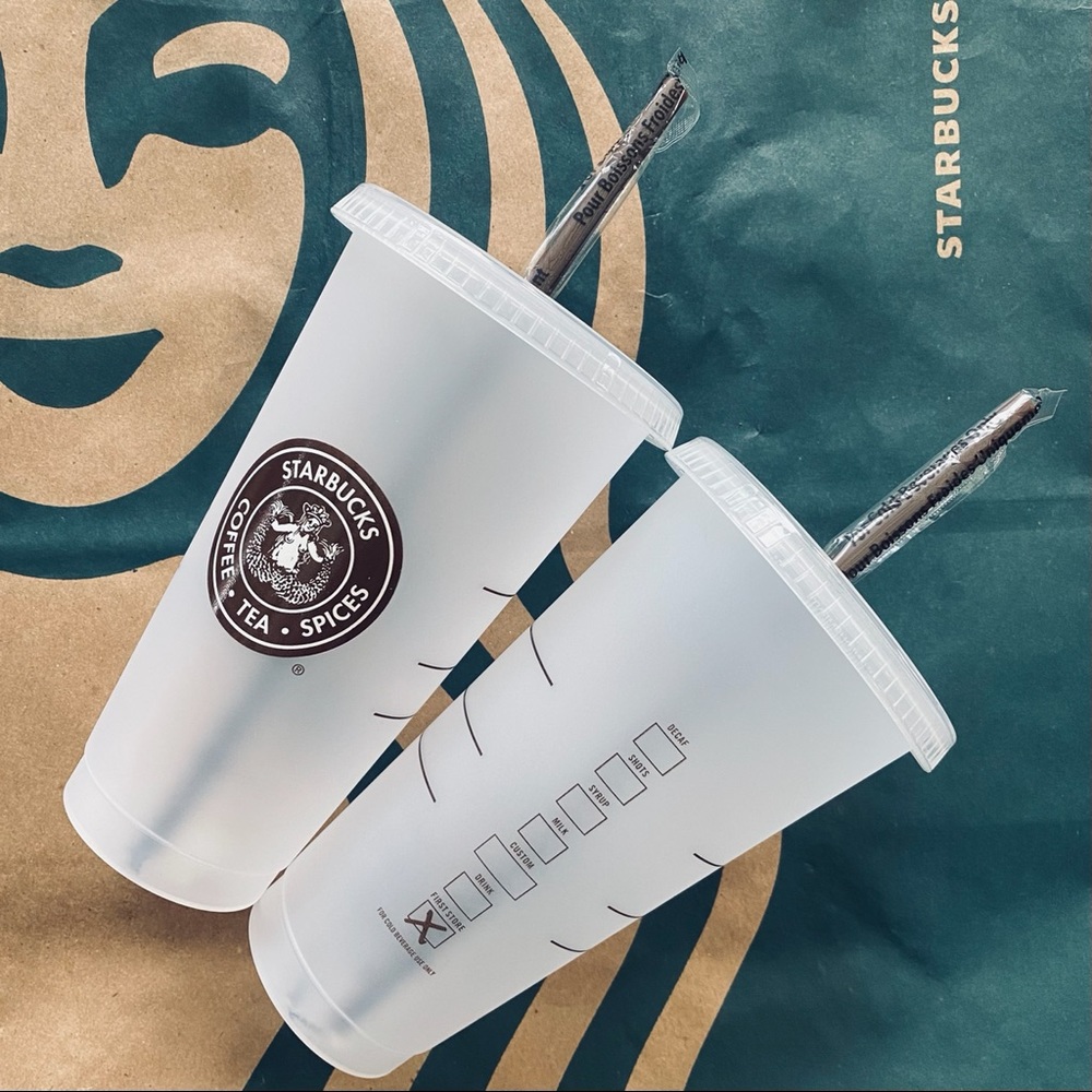 STARBUCKS 🧜‍♀️Pike Place 2 Reusable 20oz Tumblers